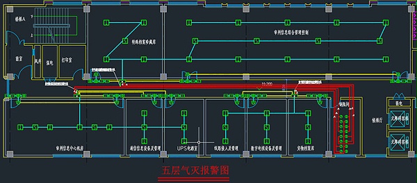 档案室七氟丙烷灭火系统报警图