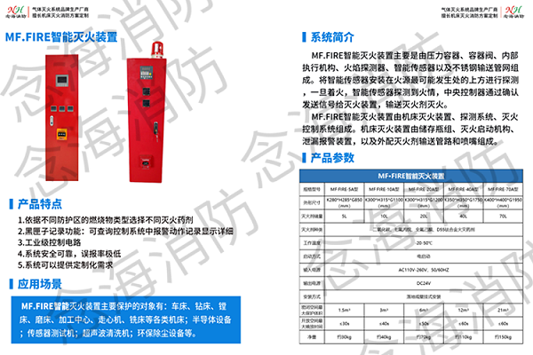 机床灭火装置供应商1