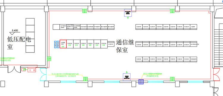 机房七氟丙烷灭火系统图纸