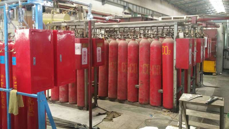 轧机高压二氧化碳灭火系统