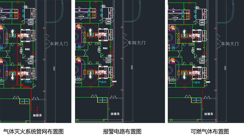 汽车涂装车间消防气体灭火系统